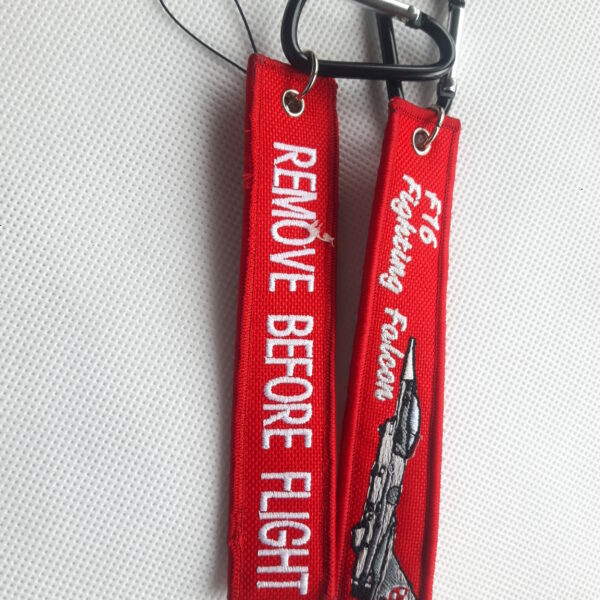 Remove before flight - czerwony F-16