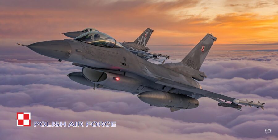 Ręcznik samolot F-16