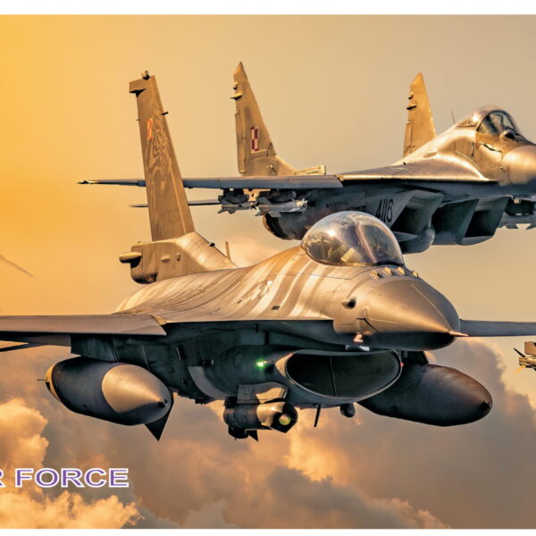 Ręcznik samolot MiG-29 z F-16