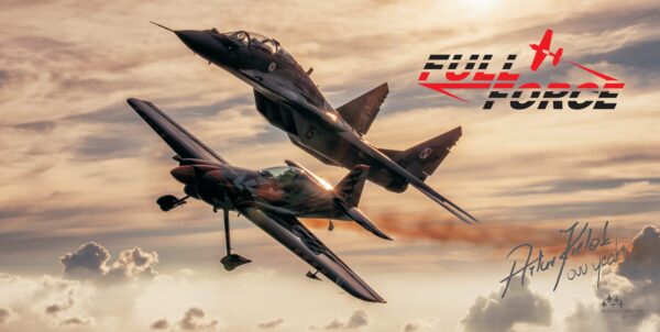 Ręcznik samolot MiG-29 z "FULL FORCE"- Artur Kielak