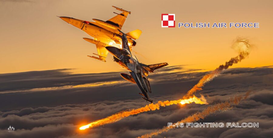 Ręcznik samolot F-16