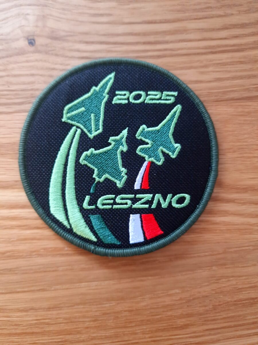 Naszywka z pokazów lotniczych w Lesznie